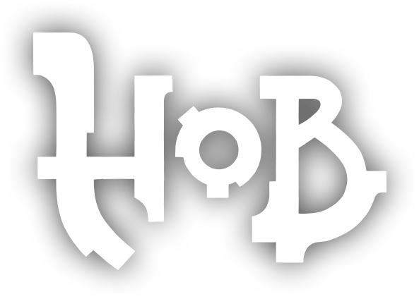 Hob logo white